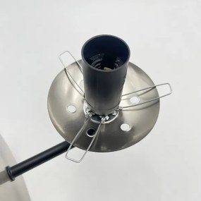 Brilagi - Lampada da parete MALIVA 1xE14/15W/230V cromo opaco/fumé