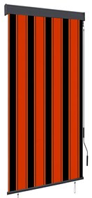 Tenda A Rullo Per Esterni 80x250 Cm Bianca E Marrone /