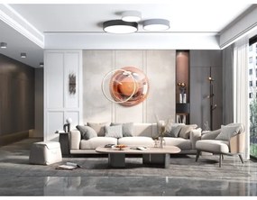 Immax NEO 07200L - Luce LED dimmerabile RONDATE LED/18W/230V nero Tuya + +TC