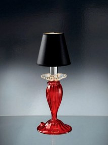 Vetrilamp - lampada 1 luce -   vetro di Murano -  1151/L - Vetrilamp Metallo/cromo Oro24kt/cristallo