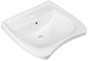 Sapho - Lavabo sospeso accessibile per disabili 60x55 cm ceramica/bianco
