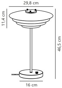 Nordlux - Lampada da tavolo BRETAGNE 1xG9/25W/230V bianco