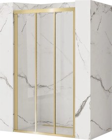 Porta doccia Rea Alex 120 Gold Brush