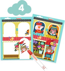 Set artistico grande - Gatto e i suoi amici