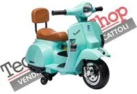 Moto Scooter Elettrico per Bambini Piaggio Mini Vespa PX Small 6V colore Verde