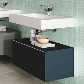 Armadietto bagno a terra ELEMENT VISOBATH 1 cassetto P 46.1 x L 59.5 x H 34.5 cm azul navy laccato truciolare