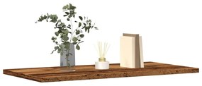 Mensole A Parete 4 Pz Legno Antico 60x30x1,5 Cm İn Truciolato /