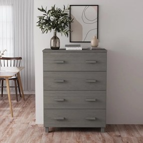 Credenza Hamar Grigio Chiaro 79x40x103,5 Cm İn Legno Di Pino /