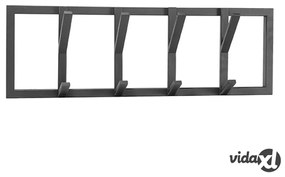 LABEL51 Appendiabiti Frame 70x9x22 cm M Nero