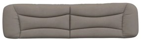 Cuscino testiera tortora 200 cm in tessuto