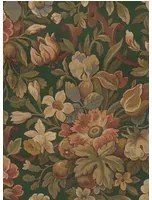 Rebel Walls Wandbild Vintage Flora - Green
