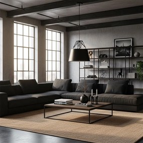 Lampada Da Soffitto Pensile Metallico Nero APP422-1CP