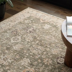Tappeto verde e beige tessuto a mano 80x160 cm Heriz Ornate - Asiatic Carpets