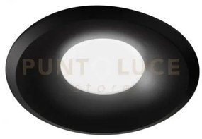 Gfa1151- faretto ad incasso tondo 1 luce attacco gu10 d.9,4cm allum...