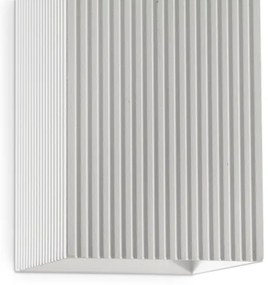 FARO 40565 - Applique SOLE 2xGU10/8W/230V bianco ondulato quadrato