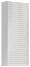 Pensile bagno Pixel laccato opaco bianco, 1 anta apertura da sinistra P 17 x L 30 x H 80 cm