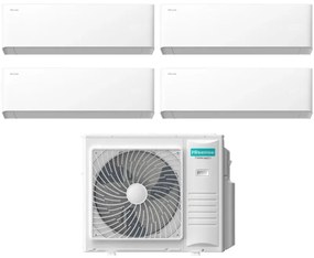 Condizionatore Hisense Quadri Split UNI HB 9+9+9+9 con 5AMW105U4RQC R-32 Wi-Fi Integrato