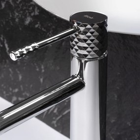 Rubinetto da lavabo Rea Lungo Diamond Chrome High