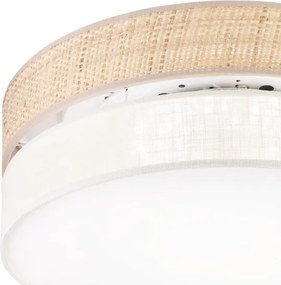 Plafoniera LED SIRJA BOHO LED/36W/230V Ø 45 cm beige/crema