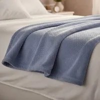 Plaid motivo 3D 160x130 cm Bubbles azzurro