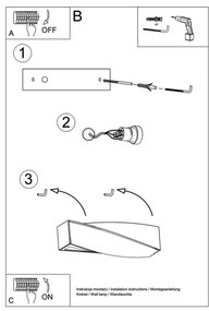 Applique SIGMA MINI 1xE27/60W/230V bianco