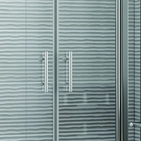 Kamalu - Box doccia nicchia 170 cm apertura saloon | KPX7000