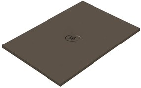 Piatto doccia in ceramica extra slim caffè L 200 x L 80 cm
