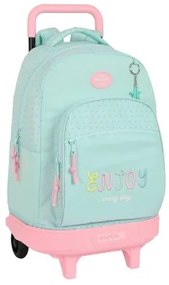 Trolley per la Scuola BlackFit8 Enjoy Verde 33 X 45 X 22 cm