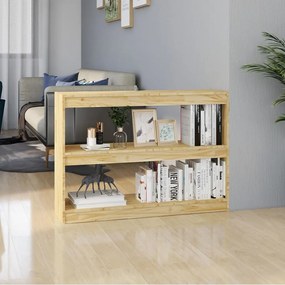 Libreria/Divisorio 100x30x71,5 cm Legno Massello di Pino