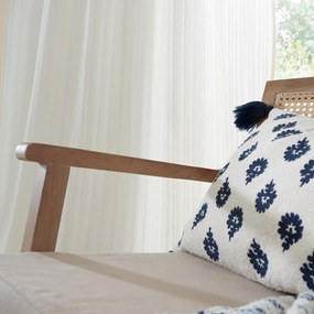 Tenda sottile bianca in cotone 140x137 cm Zofia Broderie Anglaise – Pineapple Elephant