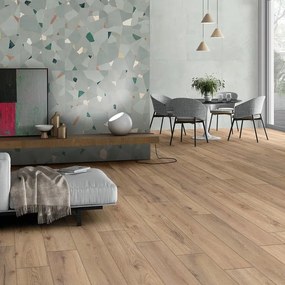 Piastrella da pavimento e rivestimento interno 60 x 120 cm Sp. 9.5 mm rettificato Tempere in gres porcellanato grigio traffico intenso (pei 4/5) R10