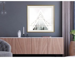 Poster SnowCapped Peak (Square)