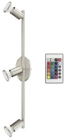 Eglo 75385 - LED RGB Faretto dimmerabile BUZZ-C 3xGU10/4W/230V
