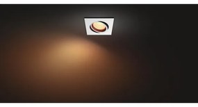 Philips 50551/31/P7 - LED RGB Lampada da incasso Hue CENTURA 1xGU10/5,7W/230V