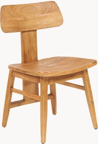 Sedia da pranzo in legno di teak fatta a mano LovYa