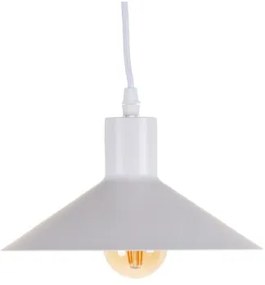 Lampadario Bianco Ferro Moderno 220 V 22 x 22 x 15 cm