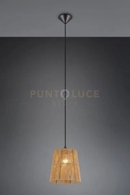 Holm sospensione corda naturale d. 24cm 1 luce attaco e27