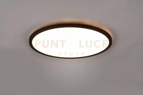 Aureo plafoniera led 30w 3600lm, 3000 - 6500k bordo nero con teleco...