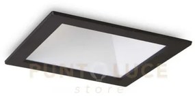 Game led cob cree trim square 11 w 36° 950 lm 3000 k nero e bianco