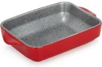 Mini pirofila ceramica 22x14,5x5 cm rossa