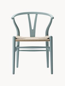 Sedia in legno con seduta intrecciata CH24 Wishbone Chair