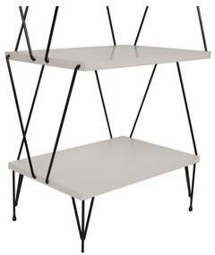 Libreria BALABAN 165x48 cm bianco/nero