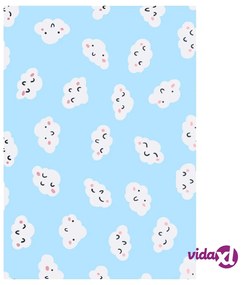 vidaXL Tappeto Stampato Multicolore 140x200 cm in Tessuto