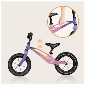 Lionelo - Bici a spinta BART AIR viola/rosa