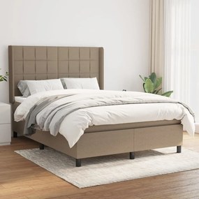 Giroletto A Molle Con Materasso Tortora 140x200 Cm İn Tessuto /