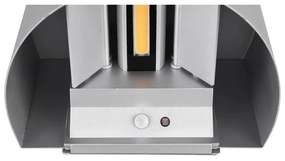 Illuminazione esterna LED con sensore di movimento da parete (altezza totale 10 cm) Talent – Trio