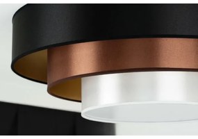 Duolla - Plafoniera LED LUNETA LED/26W/230V diametro 60 cm 4000K nero/rame