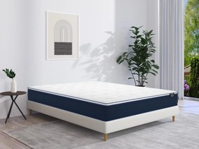 Materasso matrimoniale a molle insacchettate e topper integrato 160 x 200 cm - ALTIER di YSMÉE