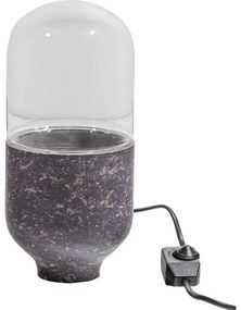 Lampada da tavolo ASEL 1xE27/25W/230V marmo grigio/marrone