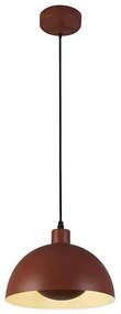 Searchlight 35411OR - Lampada a sospensione con cavo MARS 1xE27/60W/230V Ø 40 cm colore mattone